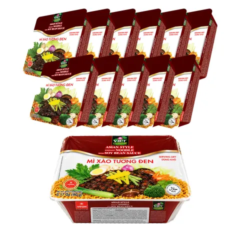Danie Instant VIFON Soy Bean Sauce 12x90 g Makaron Pszenny z Sosem Sojowym
