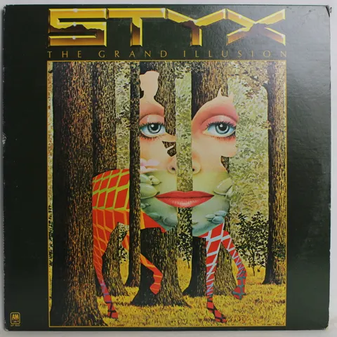 Styx The Grand Illusion LP SP4637 Good