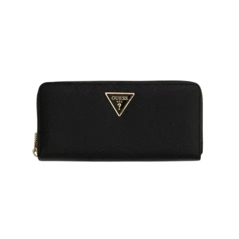 GUESS PORTFEL DAMSKI DANIELLE SLG LARGE ZIP AROUND CZARNY SWZG2227146 BLA