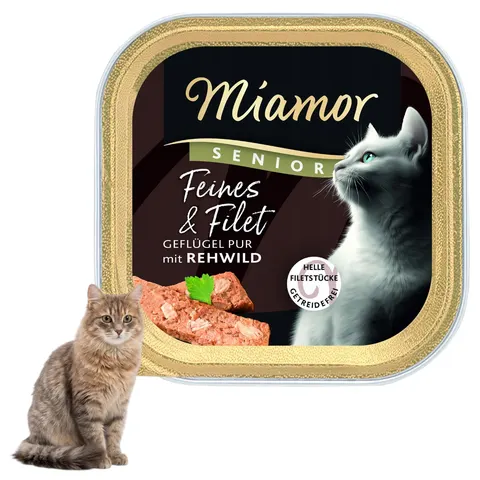 Miamor Karma Mokra Feine Filets Drób i Jeleń 100g