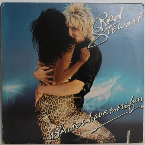 Rod Stewart Blondes Have More Fun LP WB56572 VG-