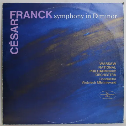Cesar Franck Symphony In D Minor LP SX1649 VG