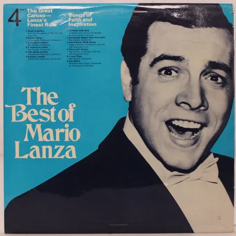 Mario Lanza The Best Of Mario Lanza GBMLS/4 VG