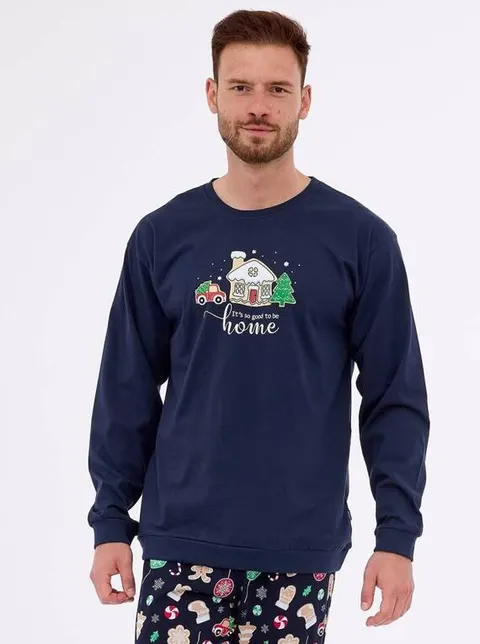 Piżama męska Cornette 115/256 Home święta