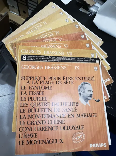 Georges Brassens Zestaw I-IX BOX 9xLP 844750b
