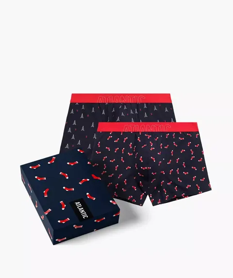 Szorty męskie Atlantic 2GMH 027 zestaw 2-pack