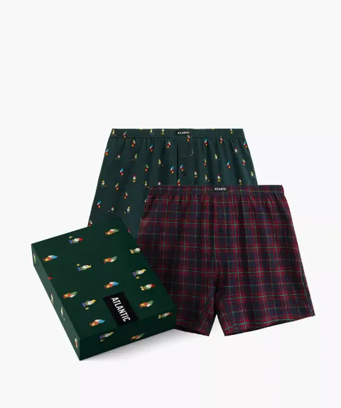 Bokserki męski Atlantic zestaw 2-pack 2GMB013