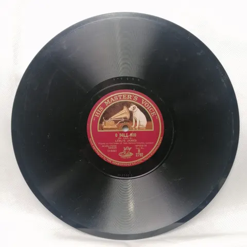 Leslie James O Sole Mio / Simple Aveu B2792 HMV