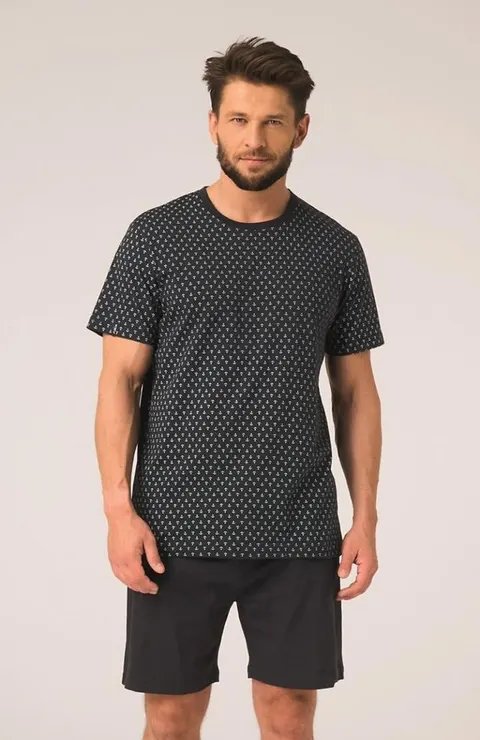 Piżama męska KEY MNS 936 granat 3xl-4xl