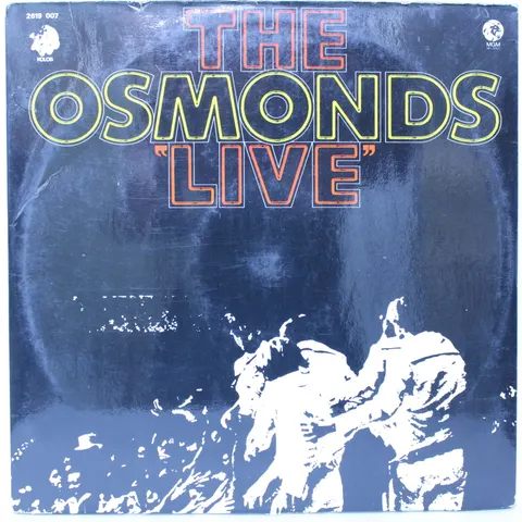 The Osmonds Live LP2 2619007 good