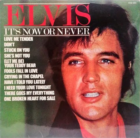 Elvis Presley It's Now Or Never LP CDS1203 good