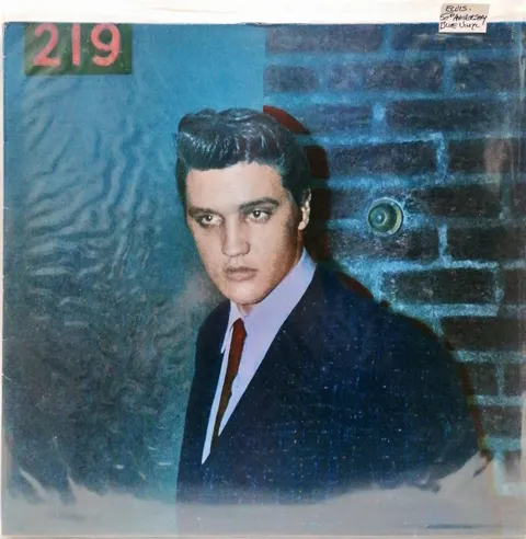 Elvis Presley Reconsider Baby LP PL85418 Good Blue Vinyl