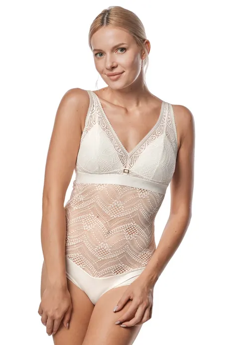 NIPPLEX Body koronkowe Desire mleczne