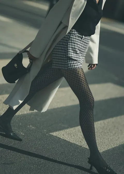 GABRIELLA Rajstopy Cherie serca nero 60den