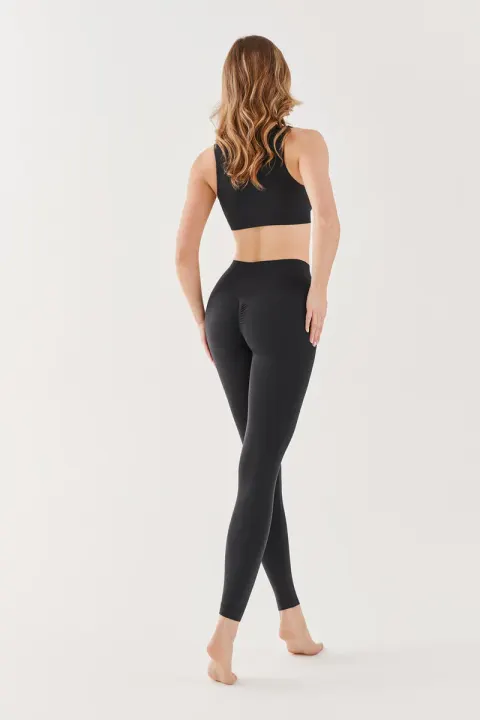 GABRIELLA Legginsy damskie Shape z efektem push up, czarnym