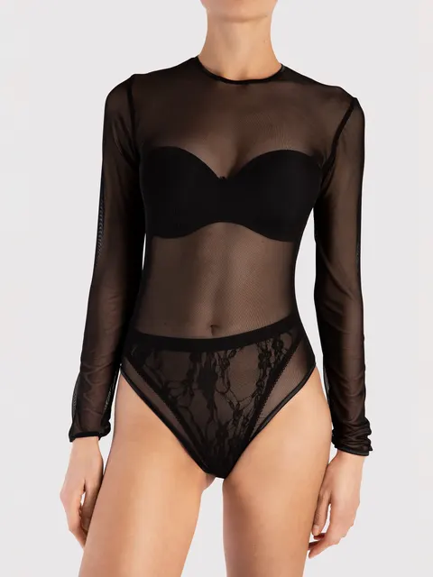 FIORE Body siateczkowe Meg, transparentne