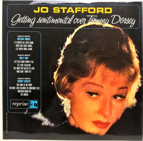 Jo Stafford Getting Sentimental Over Tommy Dorsey LP R6090 EX