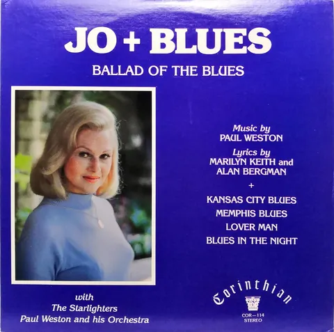 Jo Stafford Ballad Of The Blues LP COR114 EX