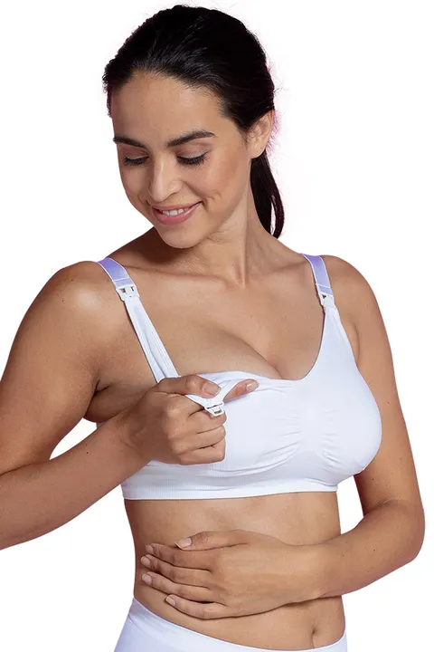 Biustonosz do karmienia Seamless Padded White