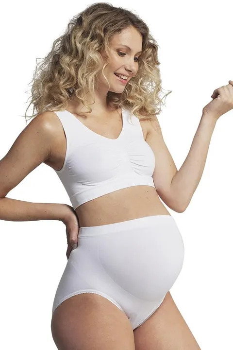 Figi dla kobiet w ciąży Carriwell Light Support Panties White
