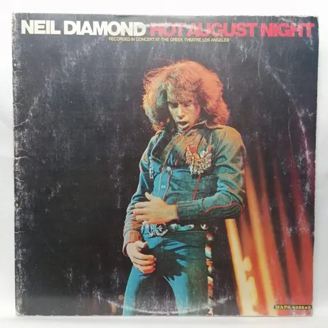 Neil Diamond Hot August Night LP MAPD6385 VG