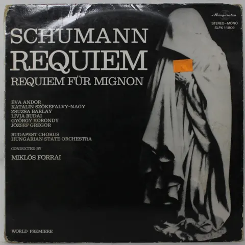 Schumann Requiem Für Mignon LP SLPX11809 VG