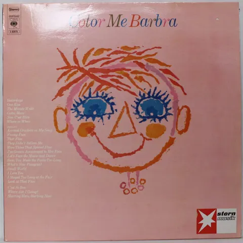 Barbra Streisand Color Me Barbra LP S62675 VG