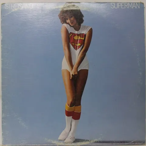 Barbra Streisand Superman LP JC34830 good