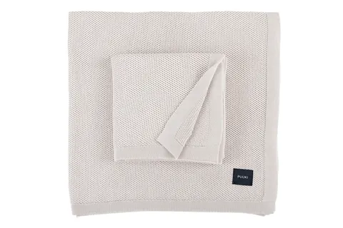 Kocyk bambusowy PUUKI (Poofi) Faro 85x85 kolor: cappuccino