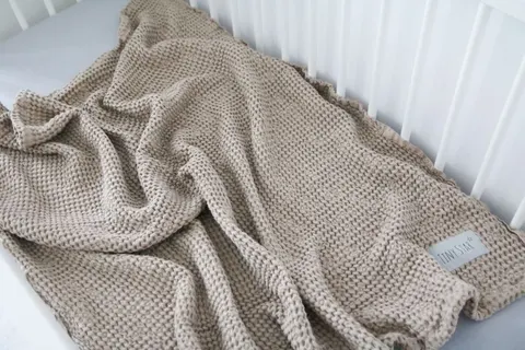 Kocyk lniany Sandy