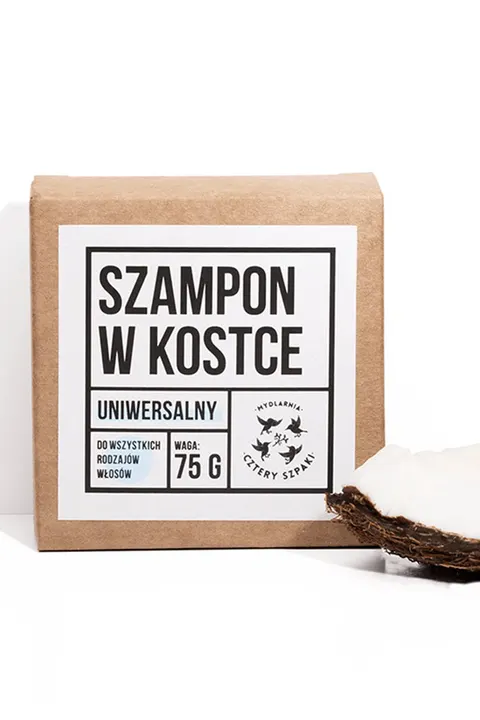 Szampon do włosów w kostce Mydlarnia Cztery Szpaki