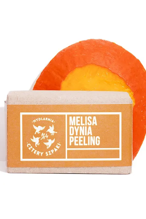 Mydło Melisa Dynia Peeling Mydlarnia Cztery Szpaki