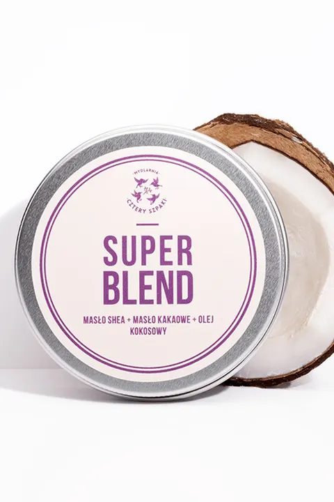 Masło Super Blend shea + kakao + kokos Mydlarnia Cztery Szpaki