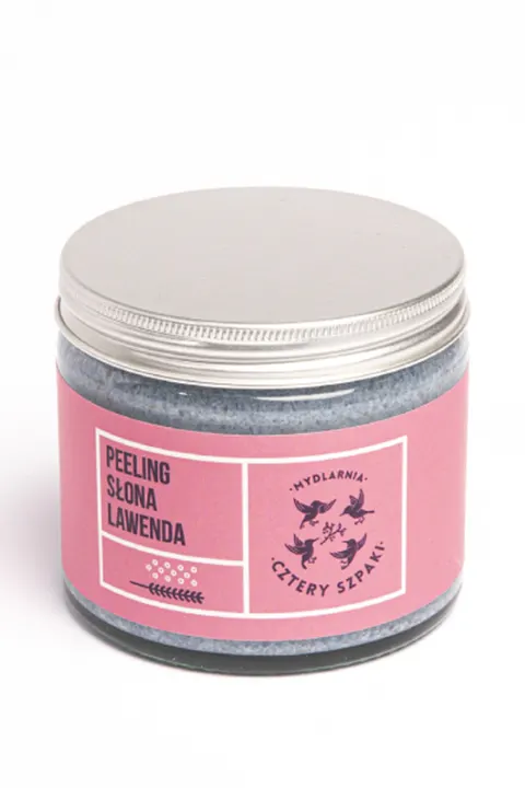 Peeling Słona Lawenda Mydlarnia Cztery Szpaki