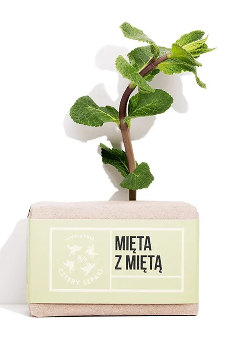 Mydło Mięta z Miętą Mydlarnia Cztery Szpaki