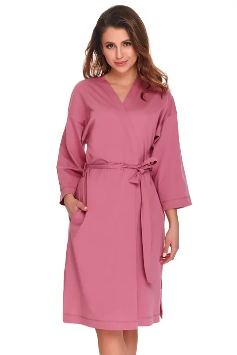 Szlafrok Dn-nightwear SWW.9908 rękaw 3/4