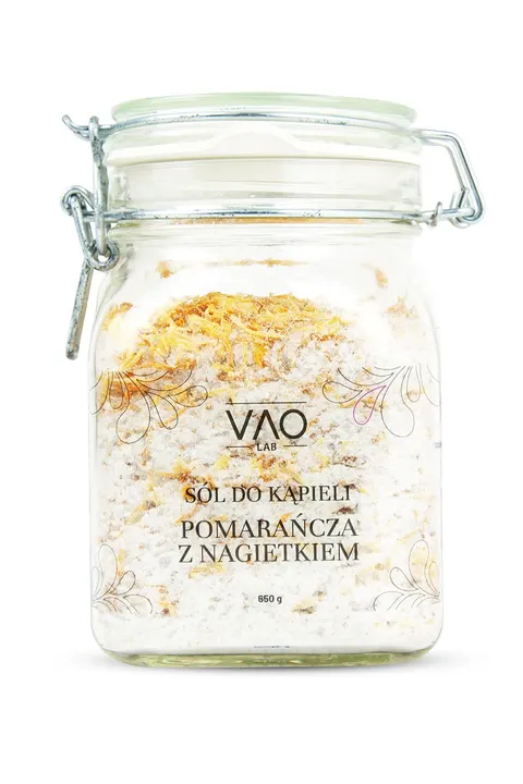 VAO LAB Sól do kąpieli Pomarańcza z Nagietkiem 650g