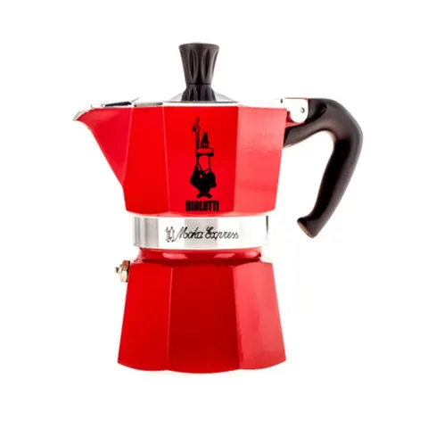 Kawiarka bialetti moka express 3tz czerwona