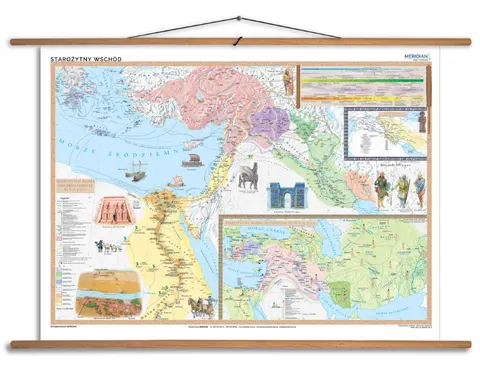 Ścienna mapa Starożytny Wschód – cywilizacje wielkich rzek i ich kultury
