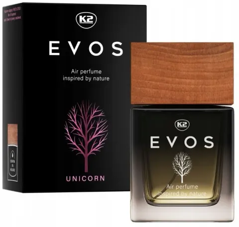 K2 EVOS UNICORN PERFUMY do samochodu 50ml Rodzina zapachu: OWOCOWA