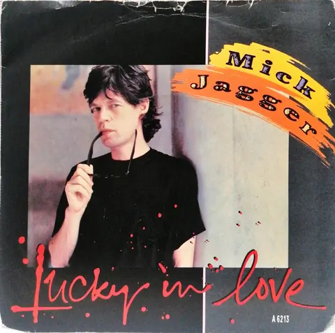 Mick Jagger Lucky In Love A6213 VG