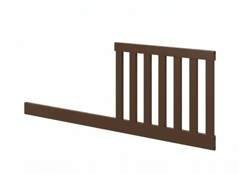 Barierka 1/2 ciemna czekolada do łóżka dziecięcego V5 Lano Meble