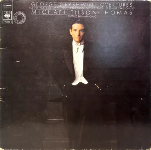 Michael Tilson Thomas Overtures LP 76632 VG