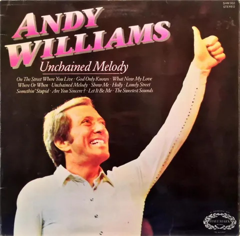 Andy Williams Unchained Melody LP SHM932 good