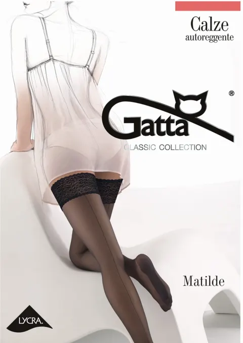 Gatta pończochy samonośne ze szwem Gatta Matilde