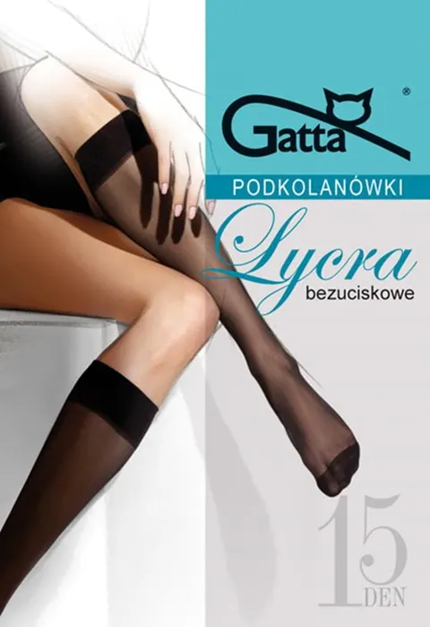Gatta podkolanówki z lycrą 15den opakowanie 2 pary