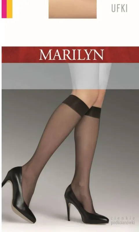 Podkolanówki z lycrą Marilyn Ufki 15 den 2 pary