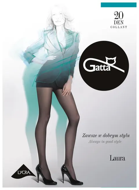 Rajstopy Gatta Laura gładkie z lycrą 20 den