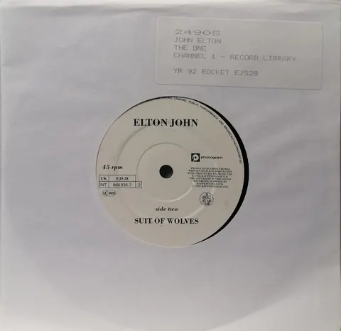 The One Elton John SP EJS28 VG