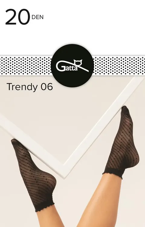 Gatta Rajstopowe skarpetki wzorzyste Trendy 06 lycra